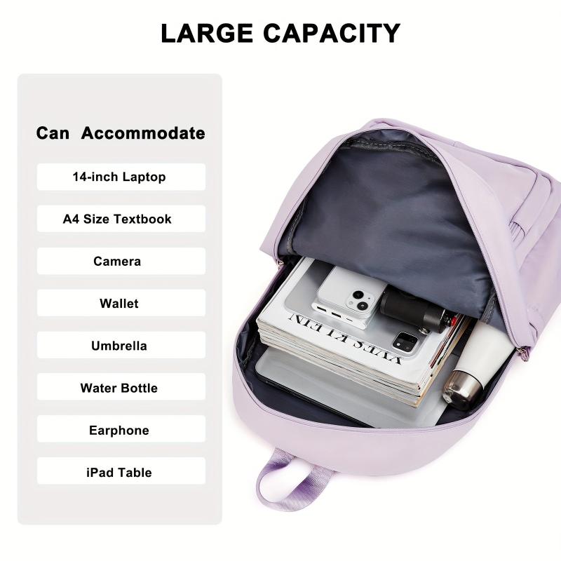 Large Capacity Backpack Lightweight Waterproof Travel Bag