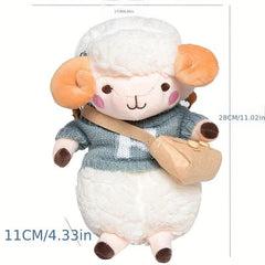 Plush Sheep Crossbody Bag Faux Fur Shoulder Purse