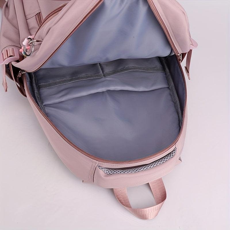 Large Capacity Waterproof Backpack Nylon Laptop Bag