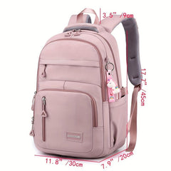 Large Capacity Waterproof Backpack Nylon Laptop Bag