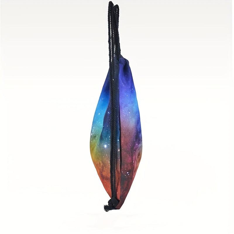 Lightweight Drawstring Bucket Backpack Sports Fitness Bag