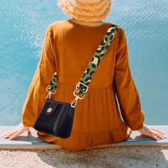 Leopard Pattern Bag Strap Wide Replacement Shoulder Bag Strap Adjustable