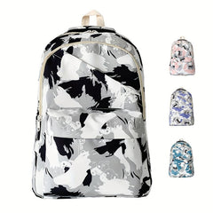 Graffiti Preppy Backpack Nylon Lightweight School Travel Bag