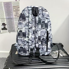 Anime Print Backpack School Bag for Girls