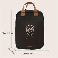 Preppy Style Backpack Canvas Schoolbag Rucksack For Travel