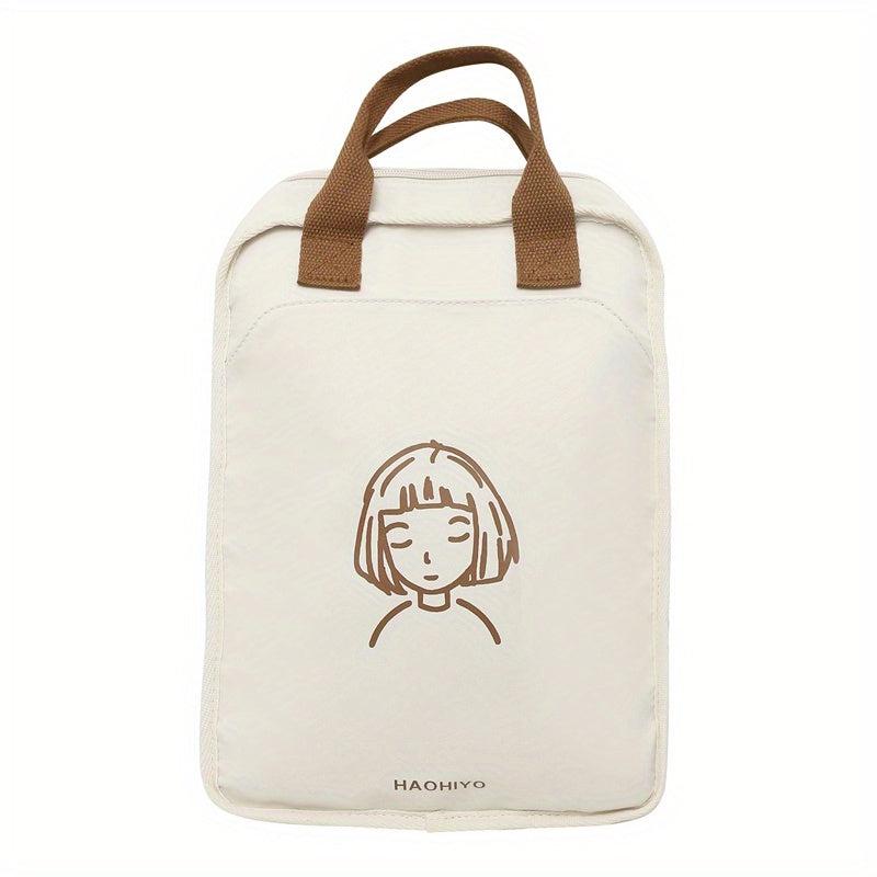 Preppy Style Backpack Canvas Schoolbag Rucksack For Travel