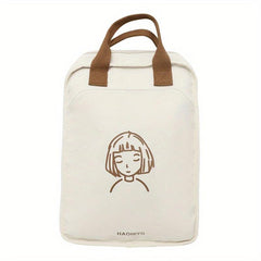 Preppy Style Backpack Canvas Schoolbag Rucksack For Travel
