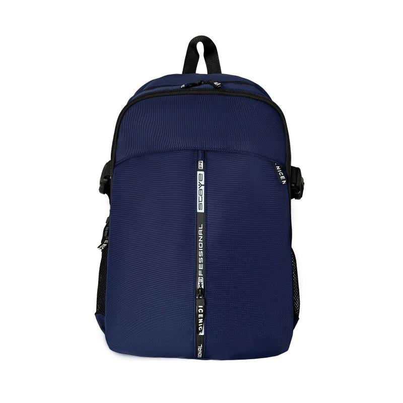 Large Capacity Letter Tape Detail Zip Around Backpack