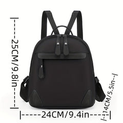 Nylon Backpack School Bag Small Daypack for Travel & Work
