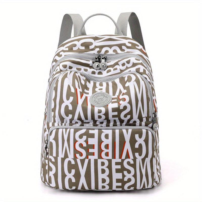 Flower Print Backpack Carry On Travel Bag For Luggage