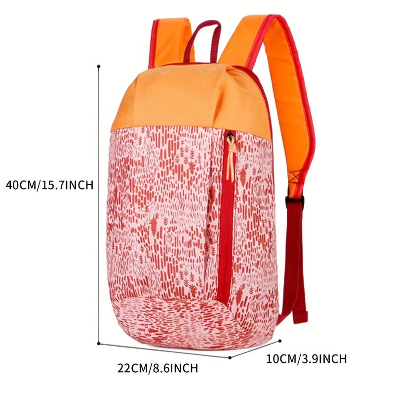 Printed Waterproof School Bag Lightweight Travel Hiking Daypack