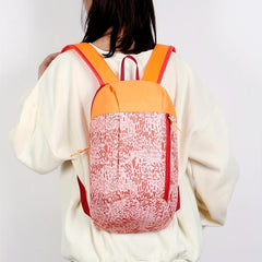 Printed Waterproof School Bag Lightweight Travel Hiking Daypack