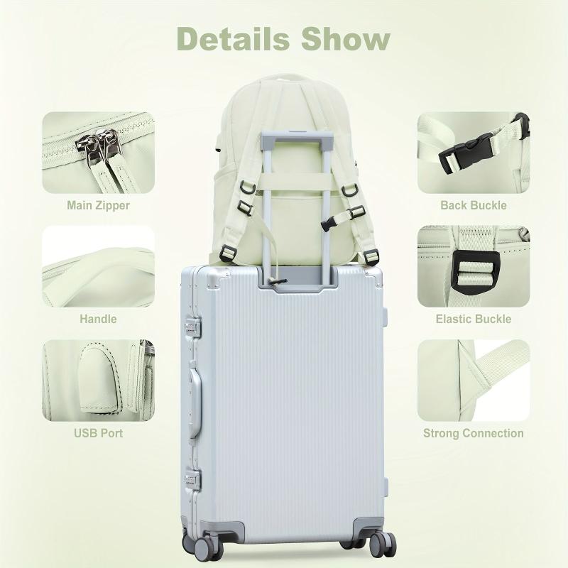 39 62 Cm Laptop Backpack Large Capacity Preppy School Bag Travel Daypack