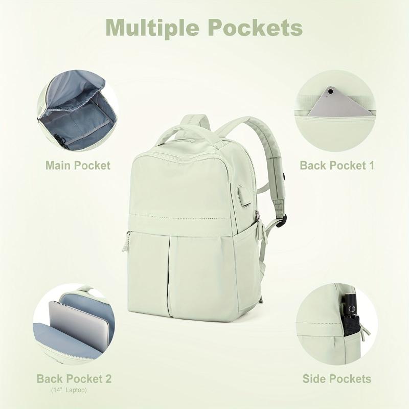 39 62 Cm Laptop Backpack Large Capacity Preppy School Bag Travel Daypack