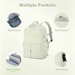 39 62 Cm Laptop Backpack Large Capacity Preppy School Bag Travel Daypack
