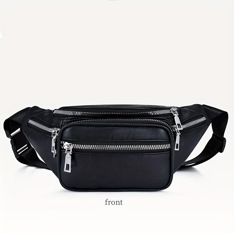 Sports Waist Bag Crossbody Fanny Pack with Pockets for Travel Hiking