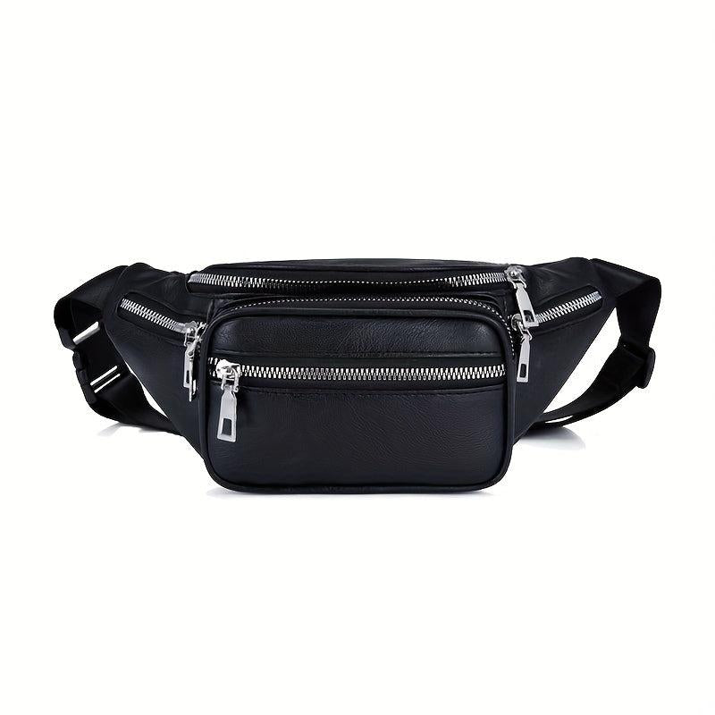 Sports Waist Bag Crossbody Fanny Pack with Pockets for Travel Hiking