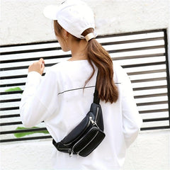 Sports Waist Bag Crossbody Fanny Pack with Pockets for Travel Hiking