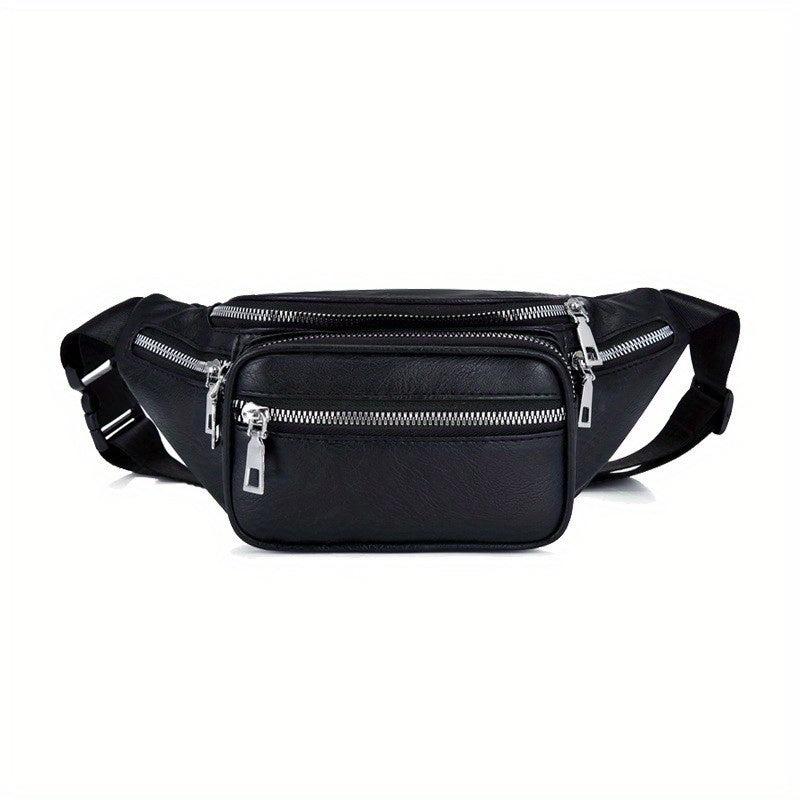 Sports Waist Bag Crossbody Fanny Pack with Pockets for Travel Hiking