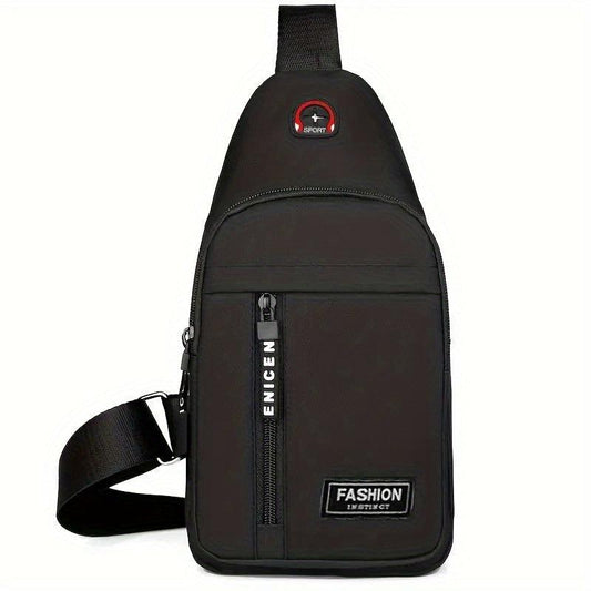 Men's Oxford Cloth Chest Bag Casual Sports Outdoor Shoulder Bag