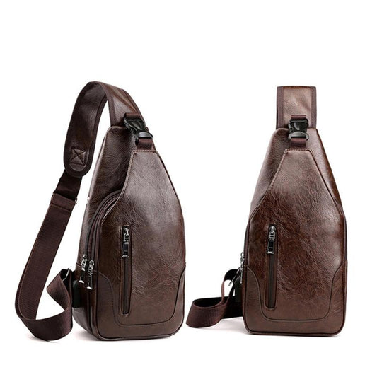Men's Large Capacity Crossbody Bag Chest Bag