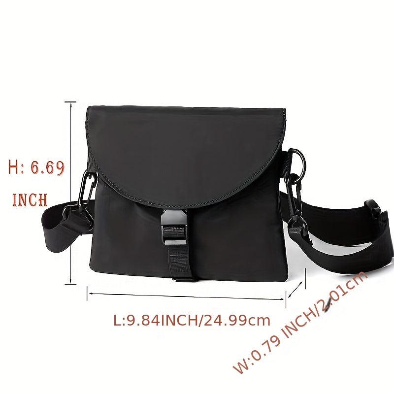 Men's Messenger Bag Casual Chest Bag Street Style Single Shoulder Bag