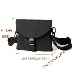 Men's Messenger Bag Casual Chest Bag Street Style Single Shoulder Bag