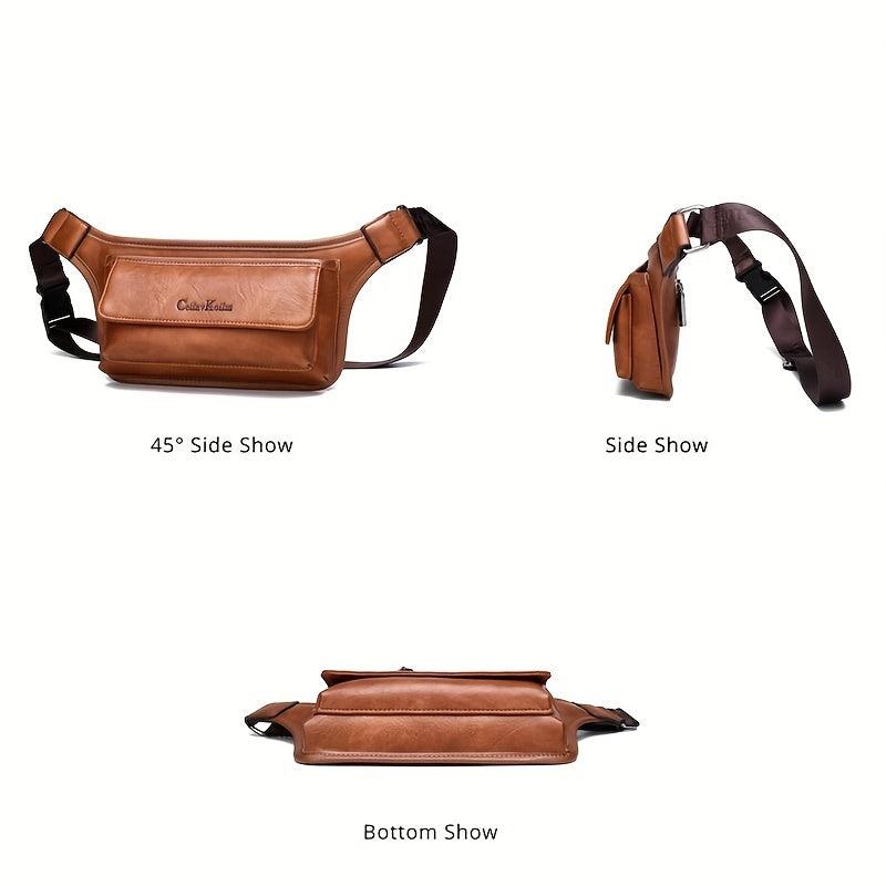 Men's Casual Waist Bag Mobile Phone Bag Travel Crossbody Bag
