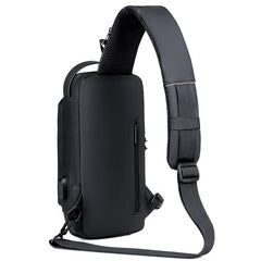 Anti Theft Password Lock Crossbody Bag with USB Charging Port