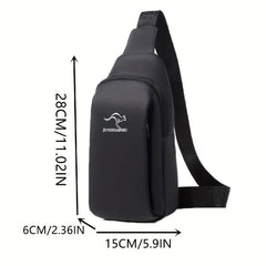 Men's Waterproof Casual Chest Bag Outdoor Crossbody Bag