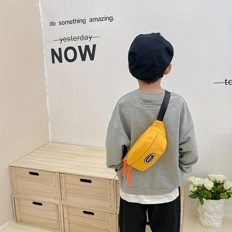 Solid Waist Bag Chest Bag Diagonal Bag Children's Chest Bag