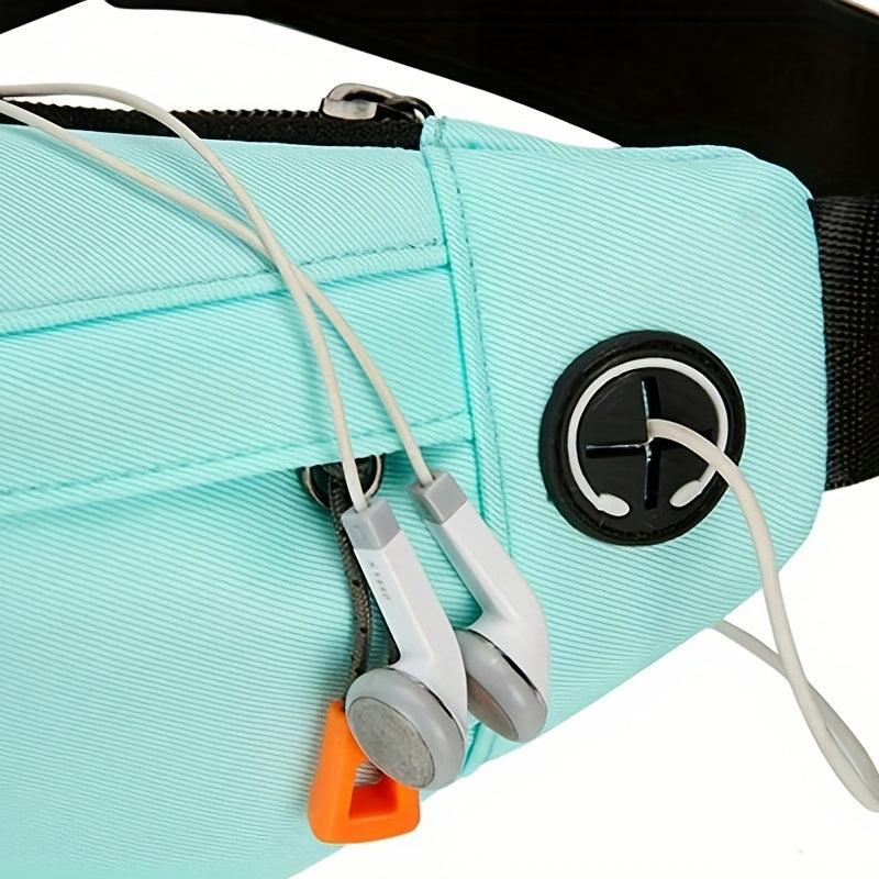 Men's Waterproof Crossbody Bag With Earphone Hole