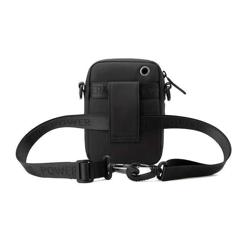 Men's Diagonal Shoulder Bag Small Mini Phone Bag for Outdoor Sports