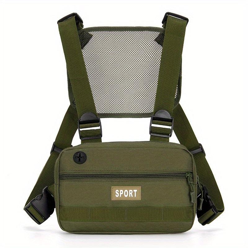 Men's Casual Vest Chest Bag for Outdoor Workouts