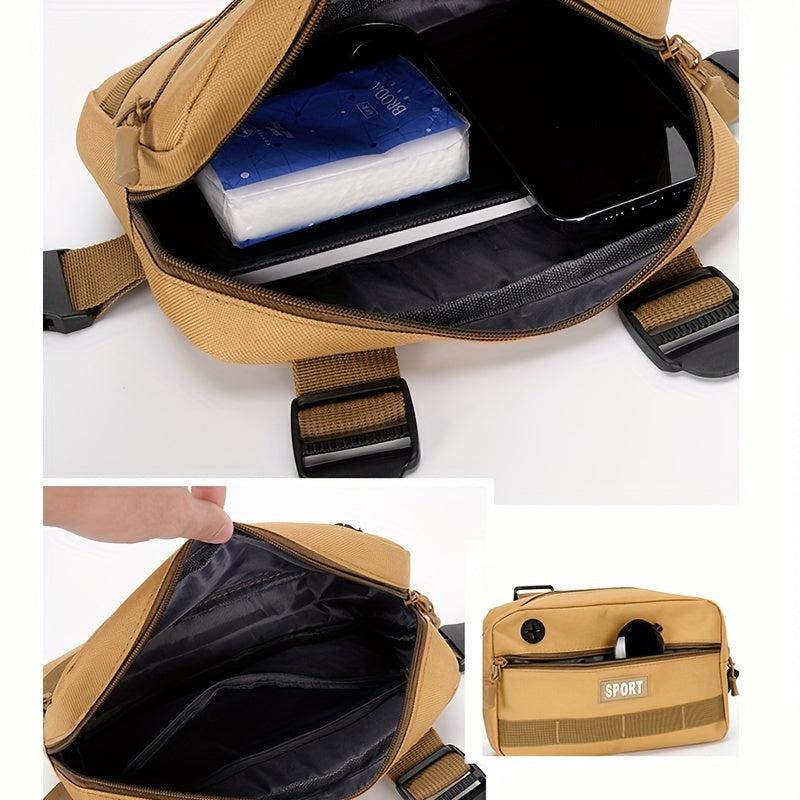 Men's Casual Vest Chest Bag for Outdoor Workouts