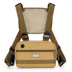 Men's Casual Vest Chest Bag for Outdoor Workouts