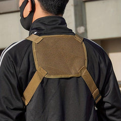Men's Casual Vest Chest Bag for Outdoor Workouts