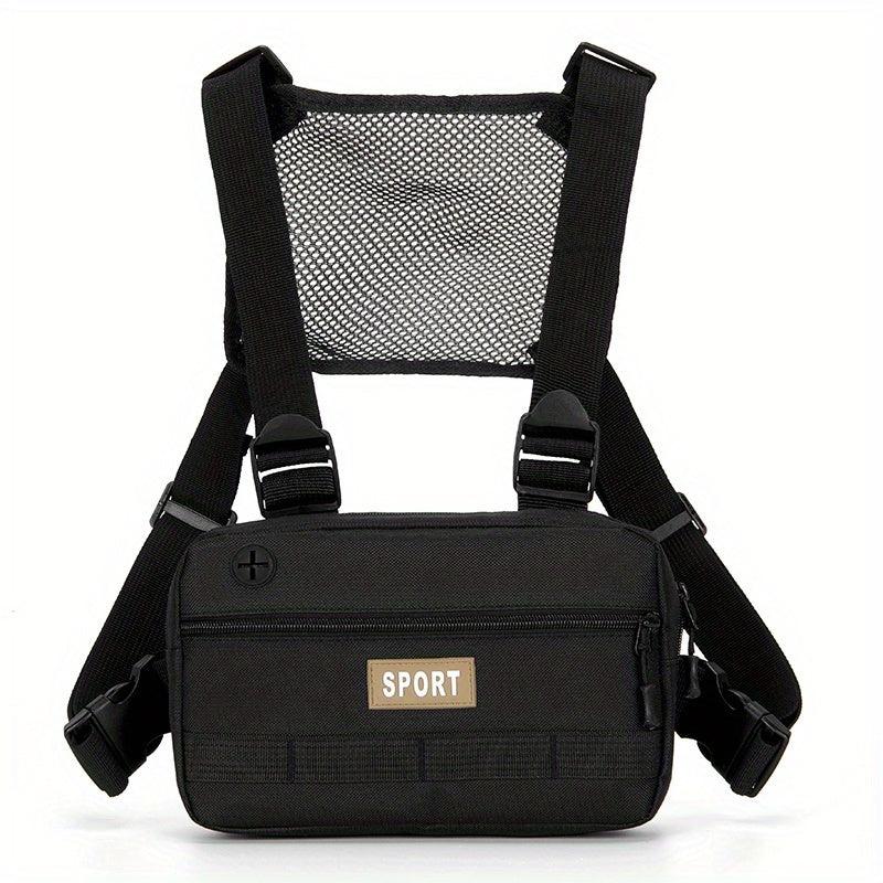 Men's Casual Vest Chest Bag for Outdoor Workouts