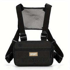 Men's Casual Vest Chest Bag for Outdoor Workouts