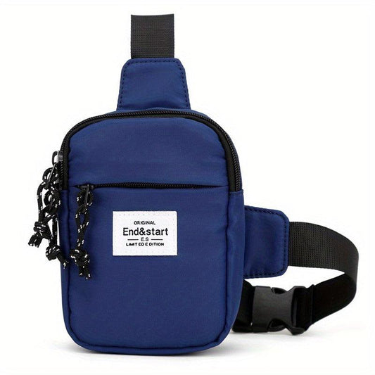 Men's Multifunctional Chest Bag Casual Oxford Cloth Shoulder Sling Bag