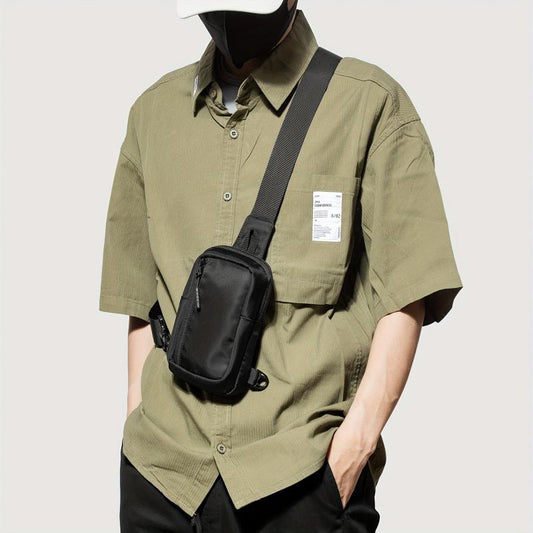 Men's Casual Shoulder Crossbody Bag Lightweight Chest Bag