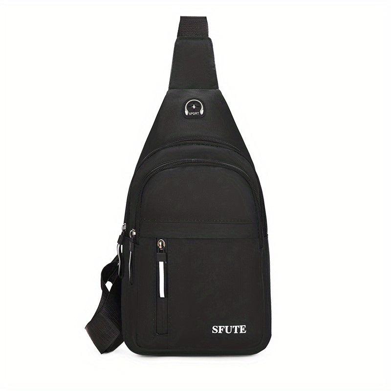 Men's Crossbody Bag Large Capacity Messenger Bag For Outdoor Sports