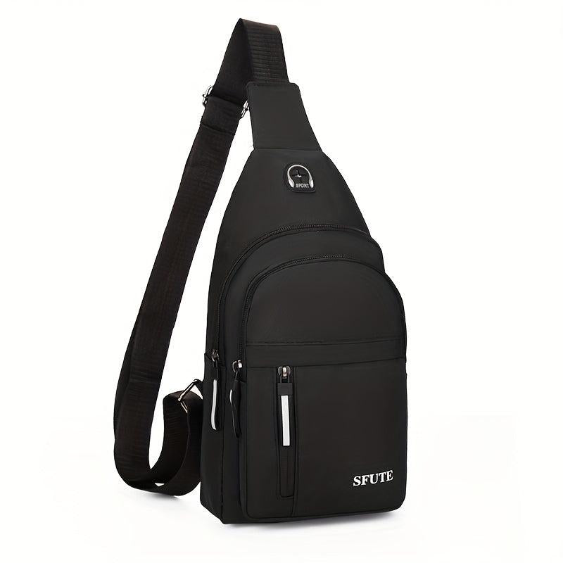 Men's Crossbody Bag Large Capacity Messenger Bag For Outdoor Sports