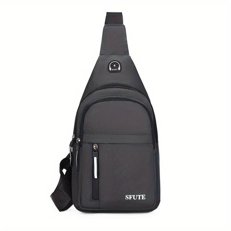 Men's Crossbody Bag Large Capacity Messenger Bag For Outdoor Sports