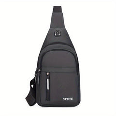 Men's Crossbody Bag Large Capacity Messenger Bag For Outdoor Sports