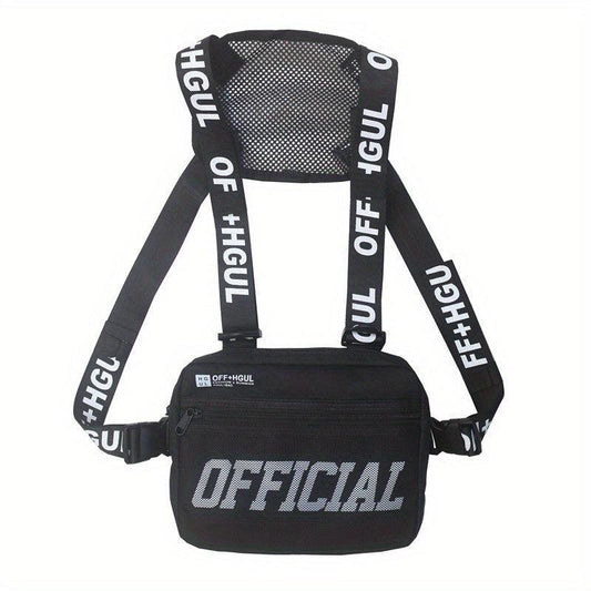 Men's Casual Chest Bag Outdoor Sports Running Crossbody Bag