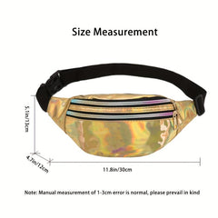 Men's Multifunctional Waist Bag Fanny Pack Cashier Pouch Casual Chest Bag