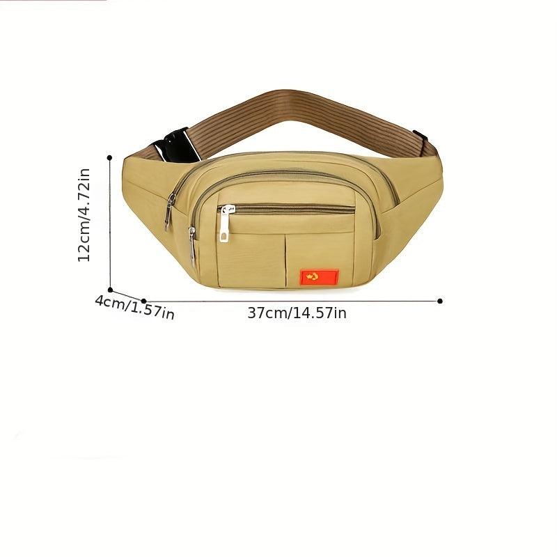 Canvas Crossbody Chest Bag for Outdoor Sports