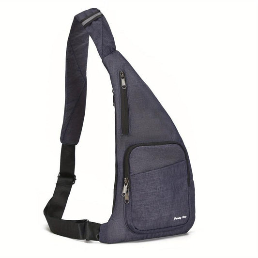 Anti Thief Slim Sling Bag for Men Travel Crossbody Shoulder Bag