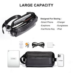 Waterproof Waist Bag Fanny Pack For Men Or Women Mobile Phone Pouch Chest Bag